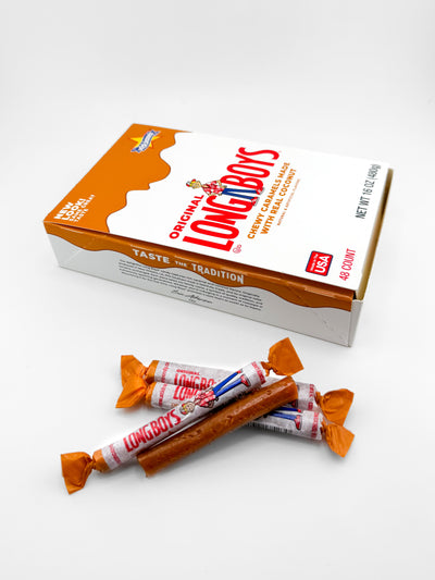Long Boys® Coconut Fun Size Caramels (48 count box)