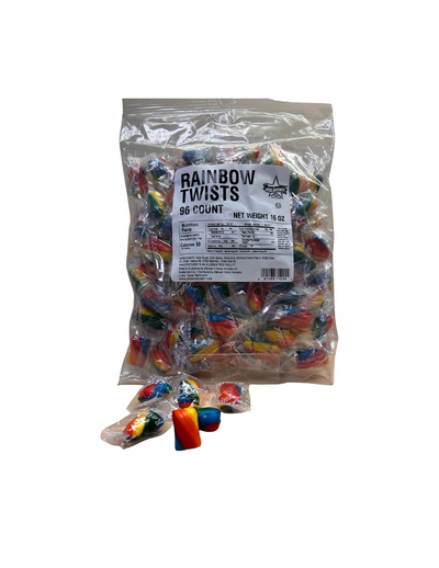 Rainbow Twists - 1 lb Bag