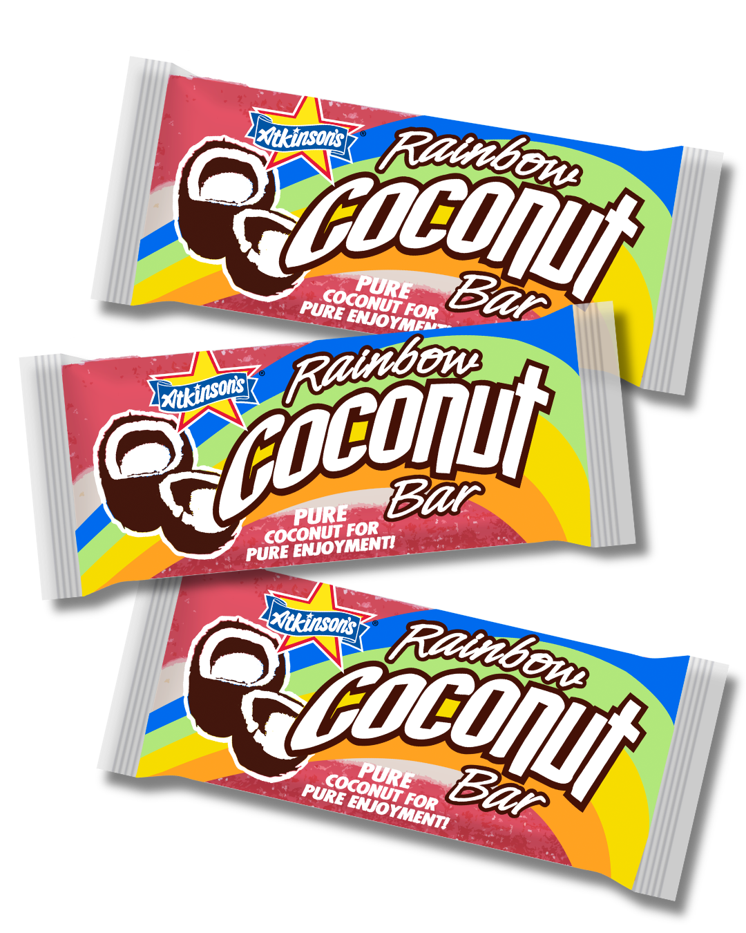 Rainbow Coconut Single Bar