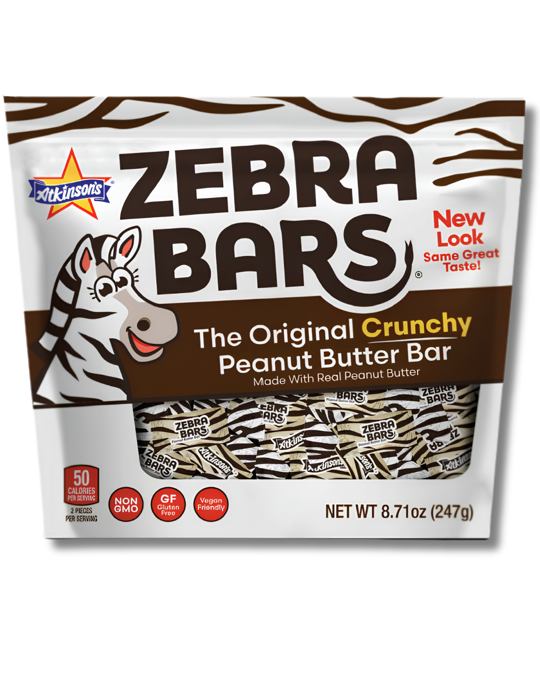 Zebra Bars Gusset Bags