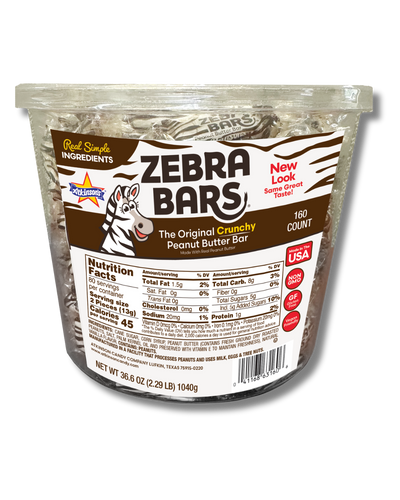 Zebra Bars™ Bite Size - Tub (160 count)