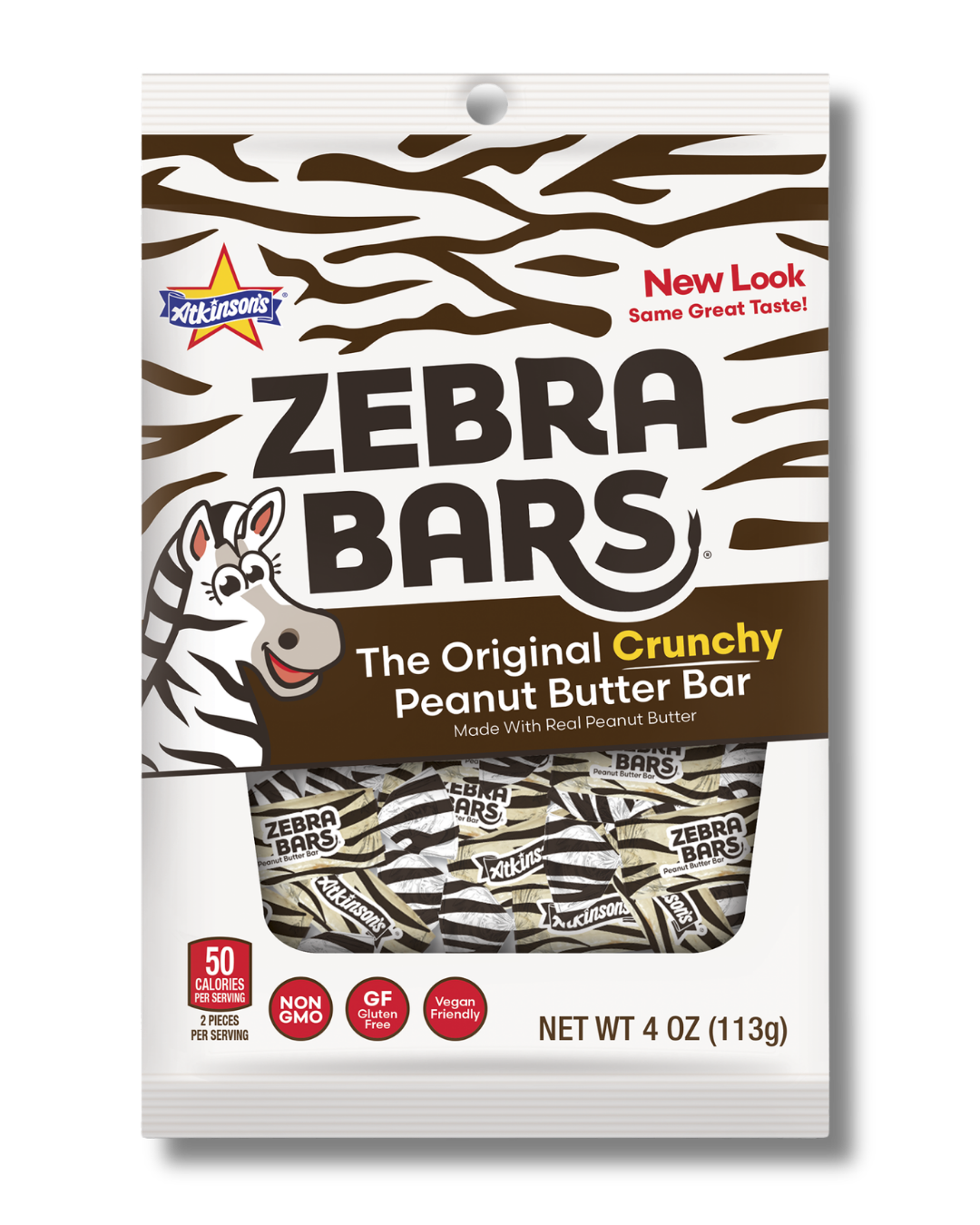 Zebra Bars™ Bite Size - 4 oz Peg Bag