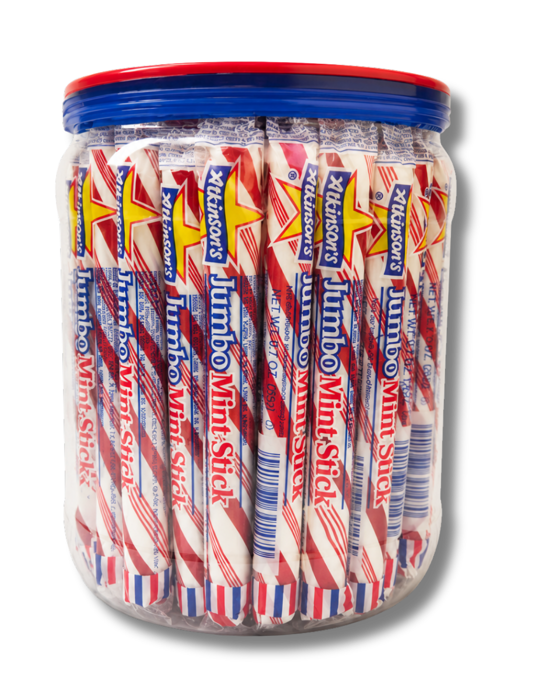 Jumbo Mint Stick 52 Count Jar – Atkinson Candy Co.