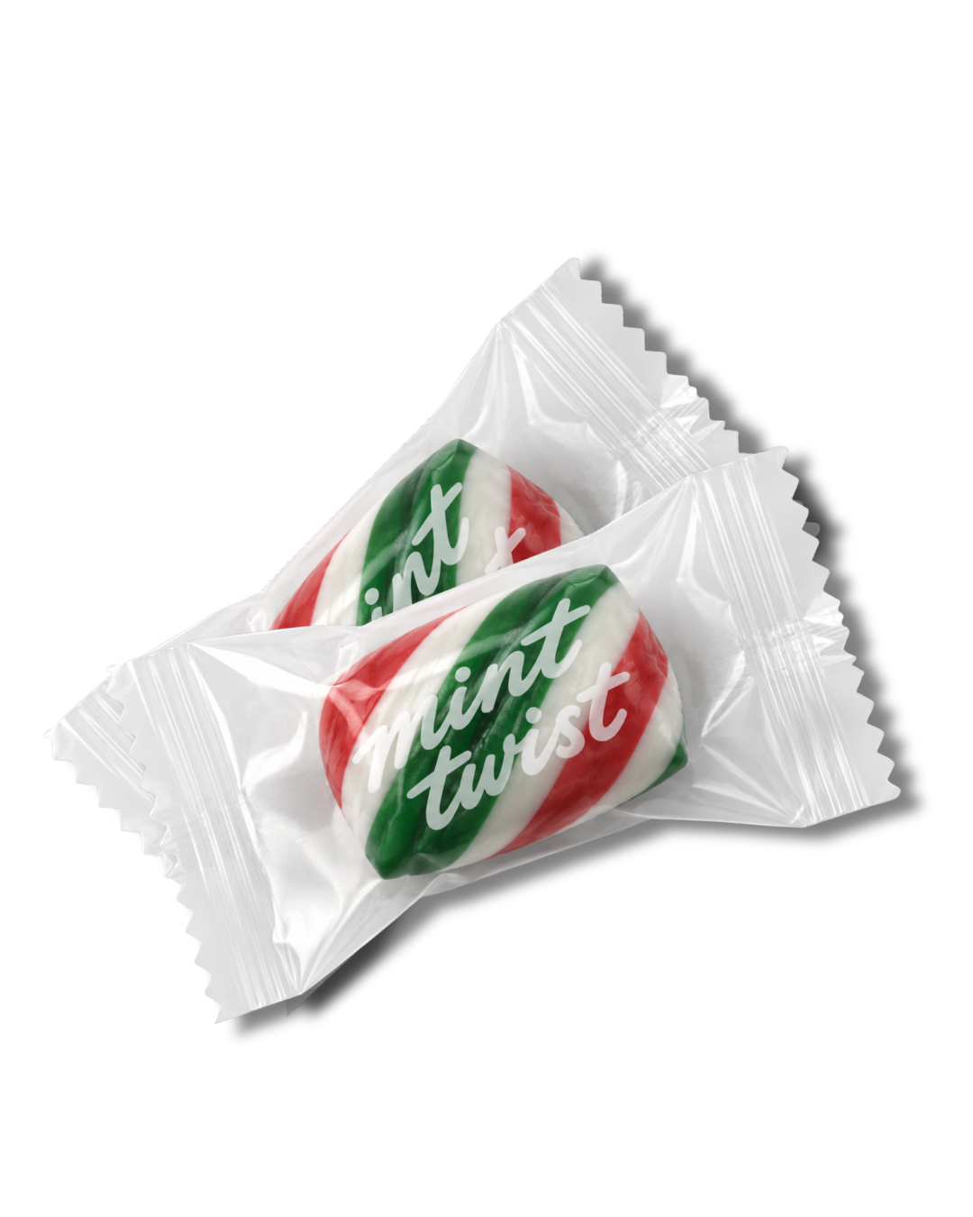 Red & Green Mint Twists® - Bulk (25 lb Case)