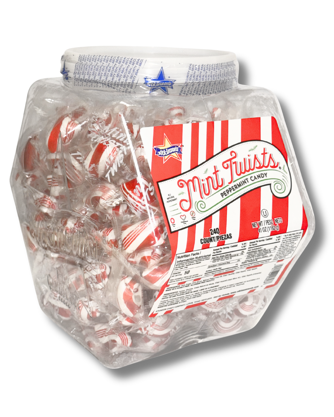 Mint Twists® - Jar (240 count) – Atkinson Candy Co.