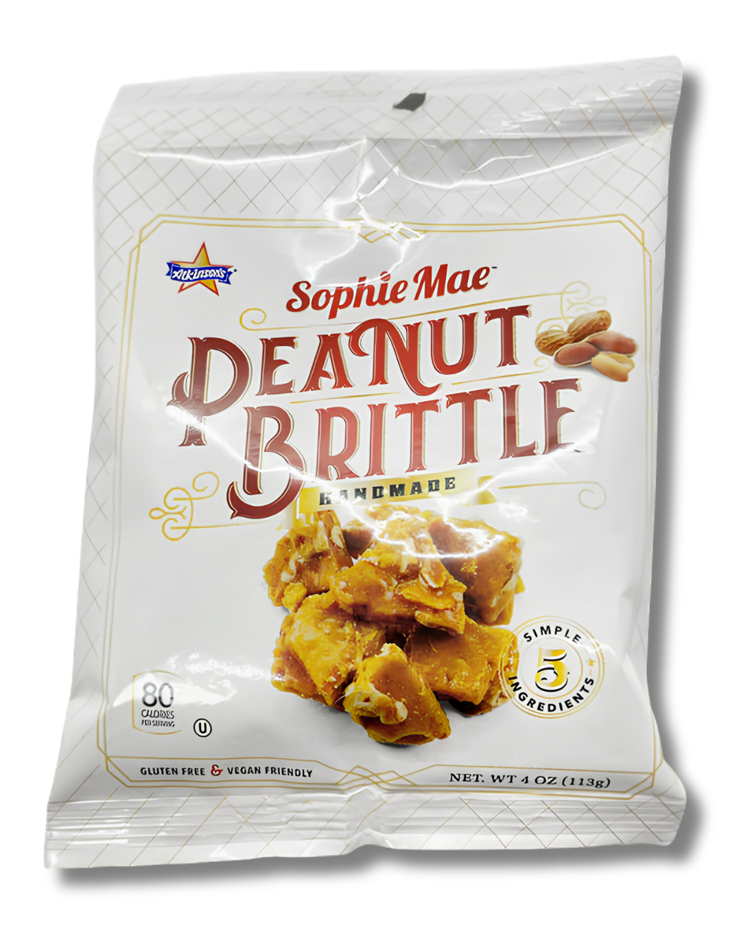 Sophie Mae® Peanut Brittle Bites - 4 oz Peg Bag