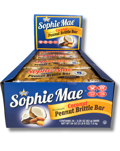 Sophie Mae® Coconut Peanut Brittle 2.25 oz Bar