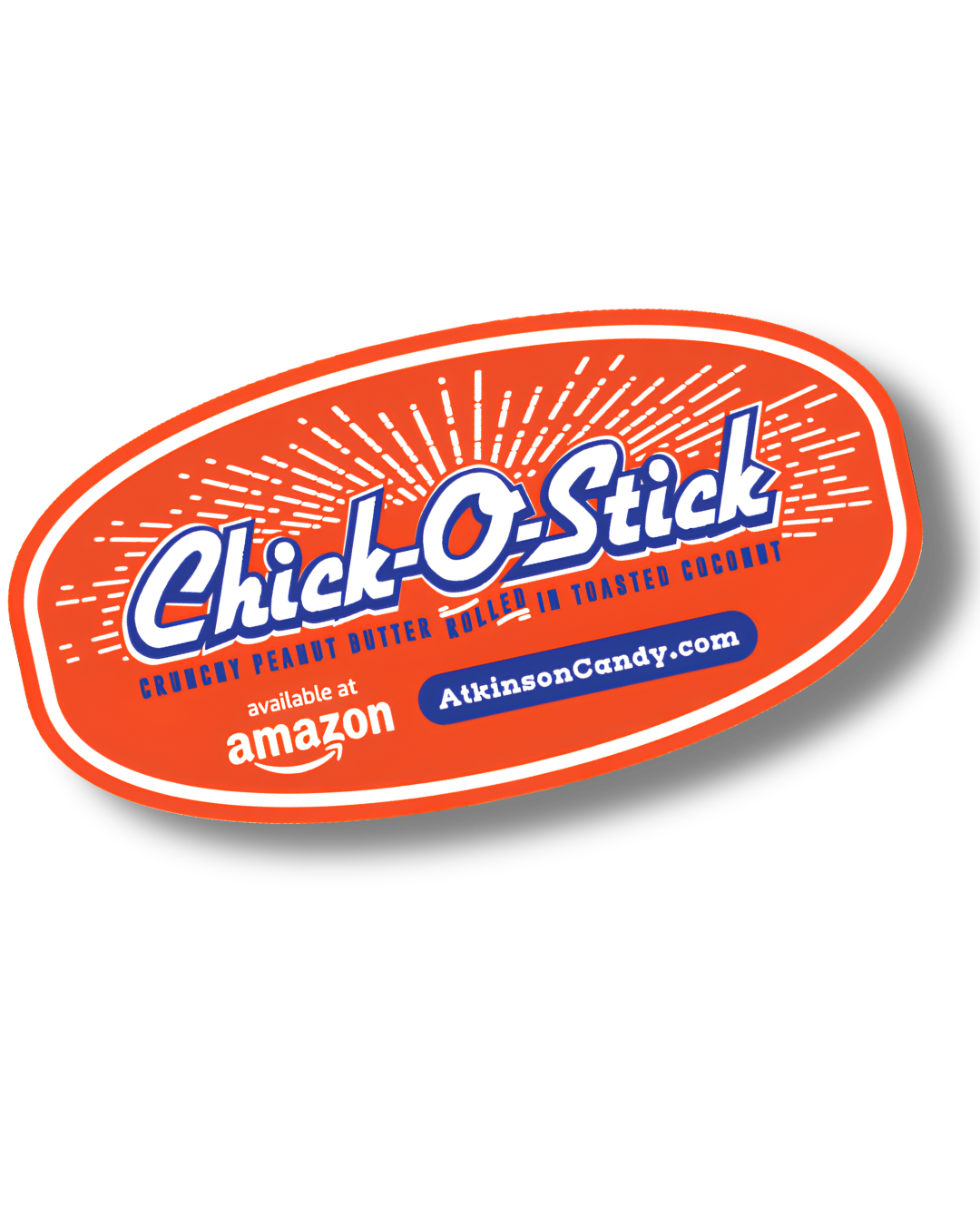 Orange Chick-O-Stick Sticker