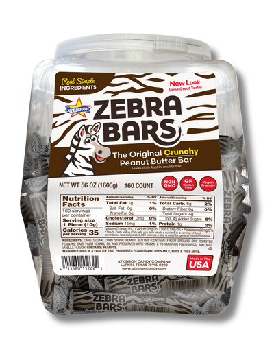 Zebra Bars™ Fun Size - Jar (160 count)