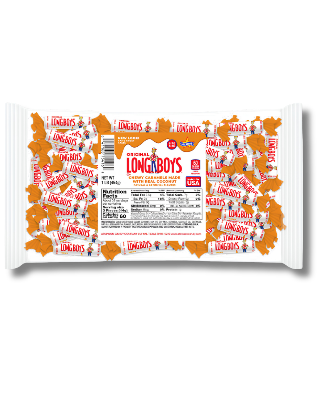Long Boys® Jrs. Coconut - 1 lb Bag