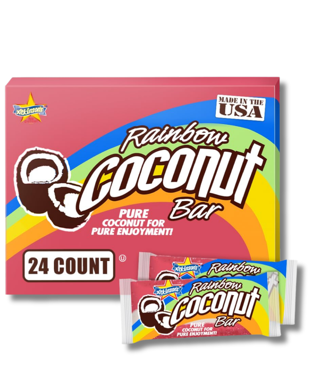 Rainbow Coconut Bar