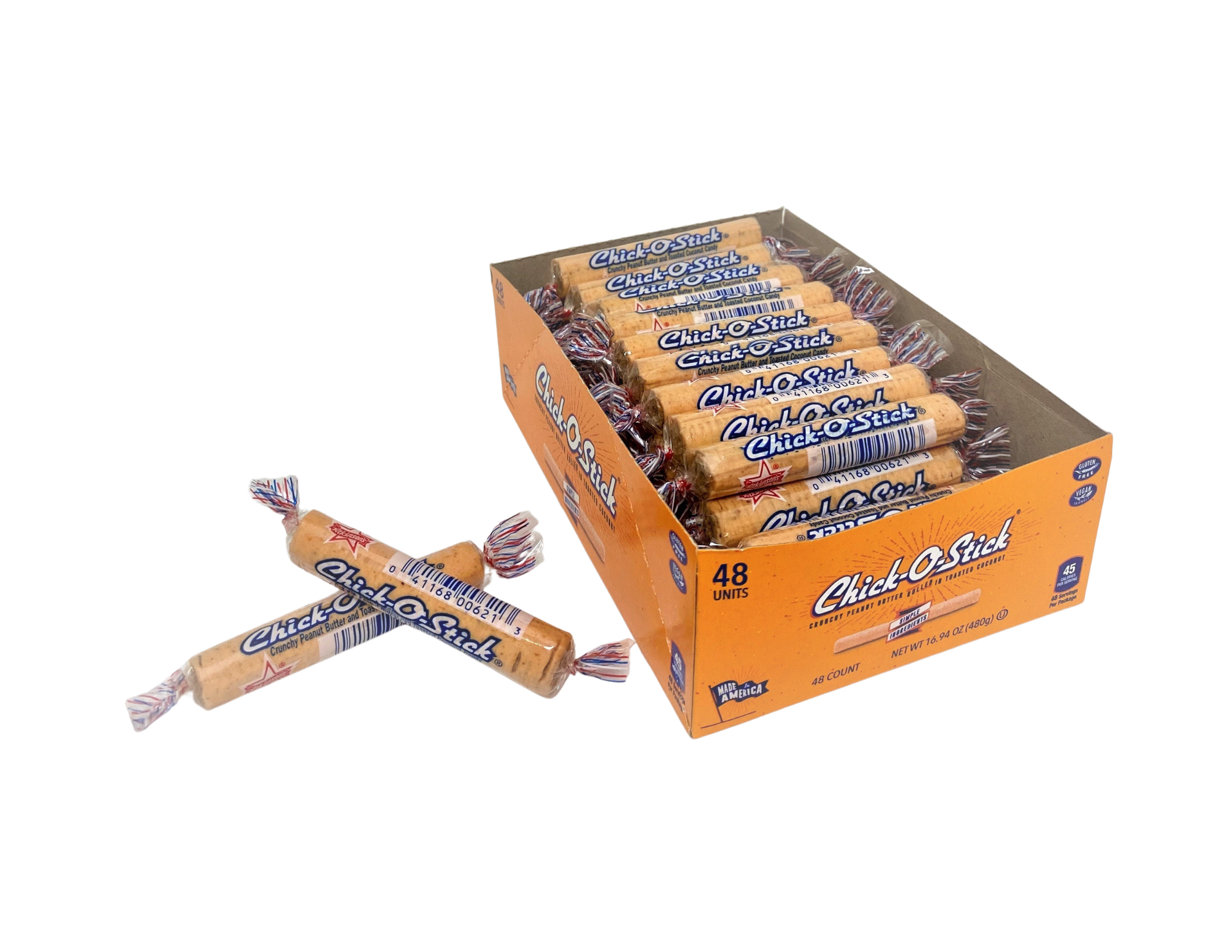 Chicka Stick Chick-O-Stick® Fun Size - Box (48 pieces) – Atkinson Candy Co.