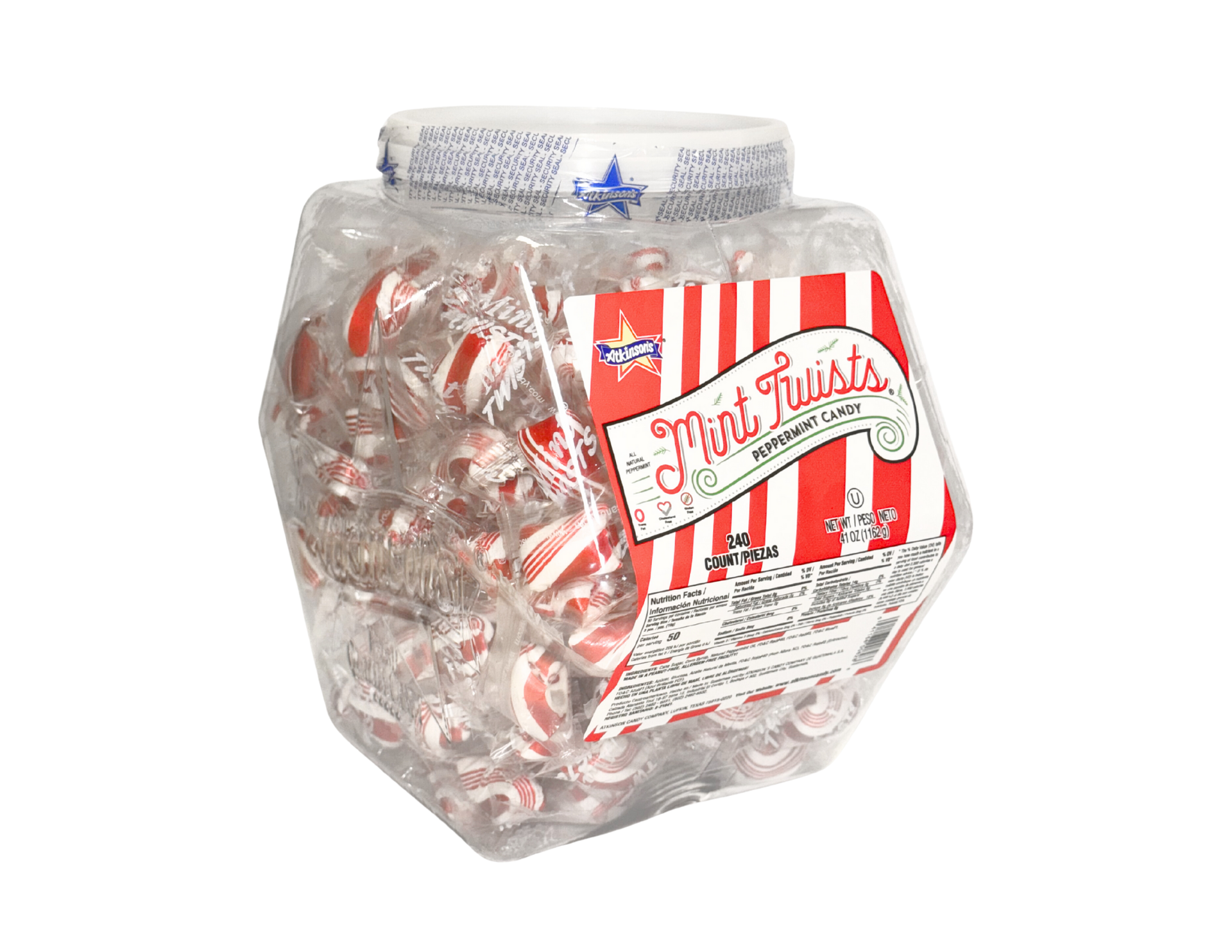 Mint Twists® - Jar (240 count) – Atkinson Candy Co.