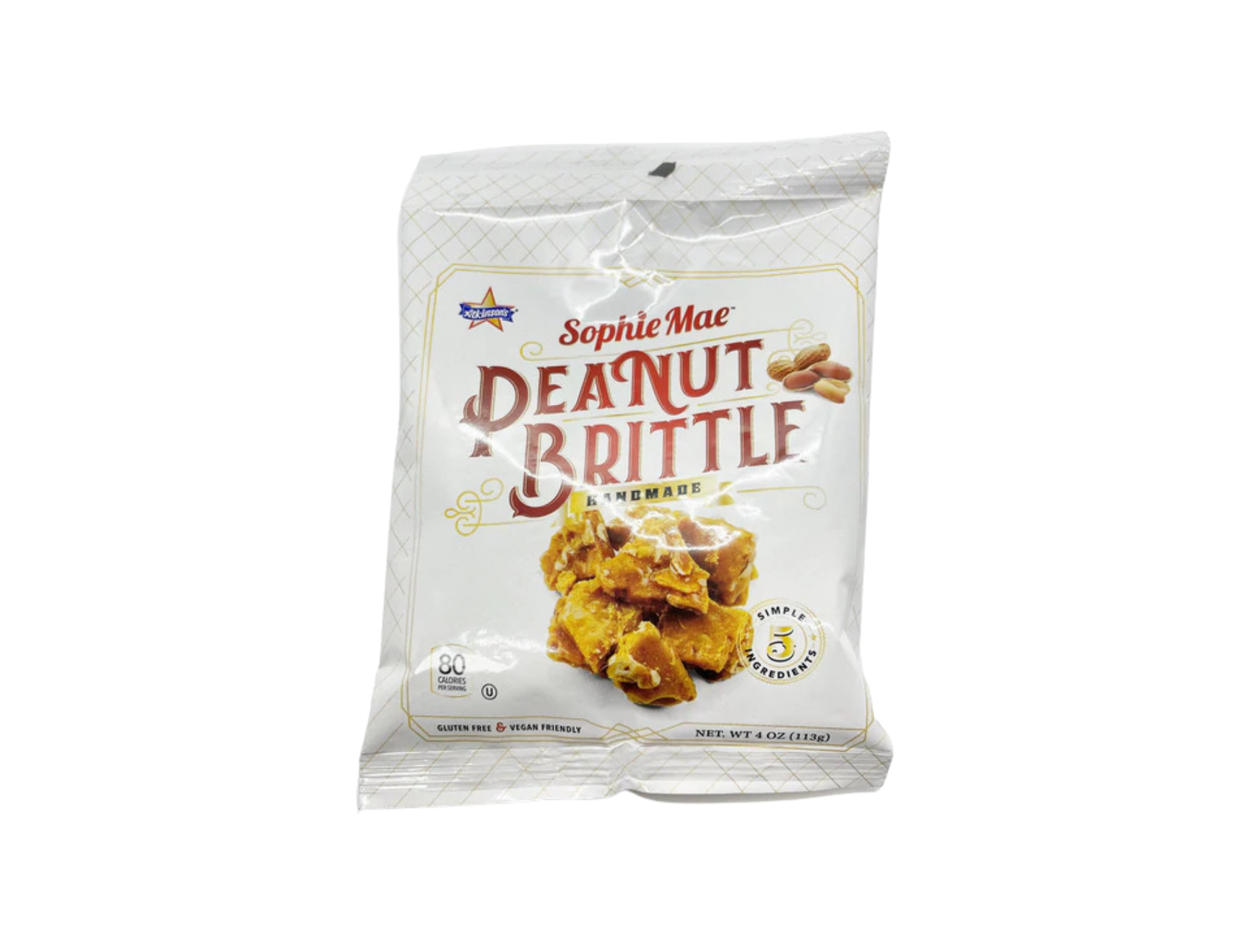 ポージープラッシー　クッキーアン Sophie Mae® Peanut Brittle Bites - 4 oz Peg Bag – Atkinson Candy Co.