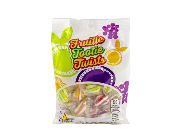 Fruitie Tootie Twists - 5 oz Peg Bag