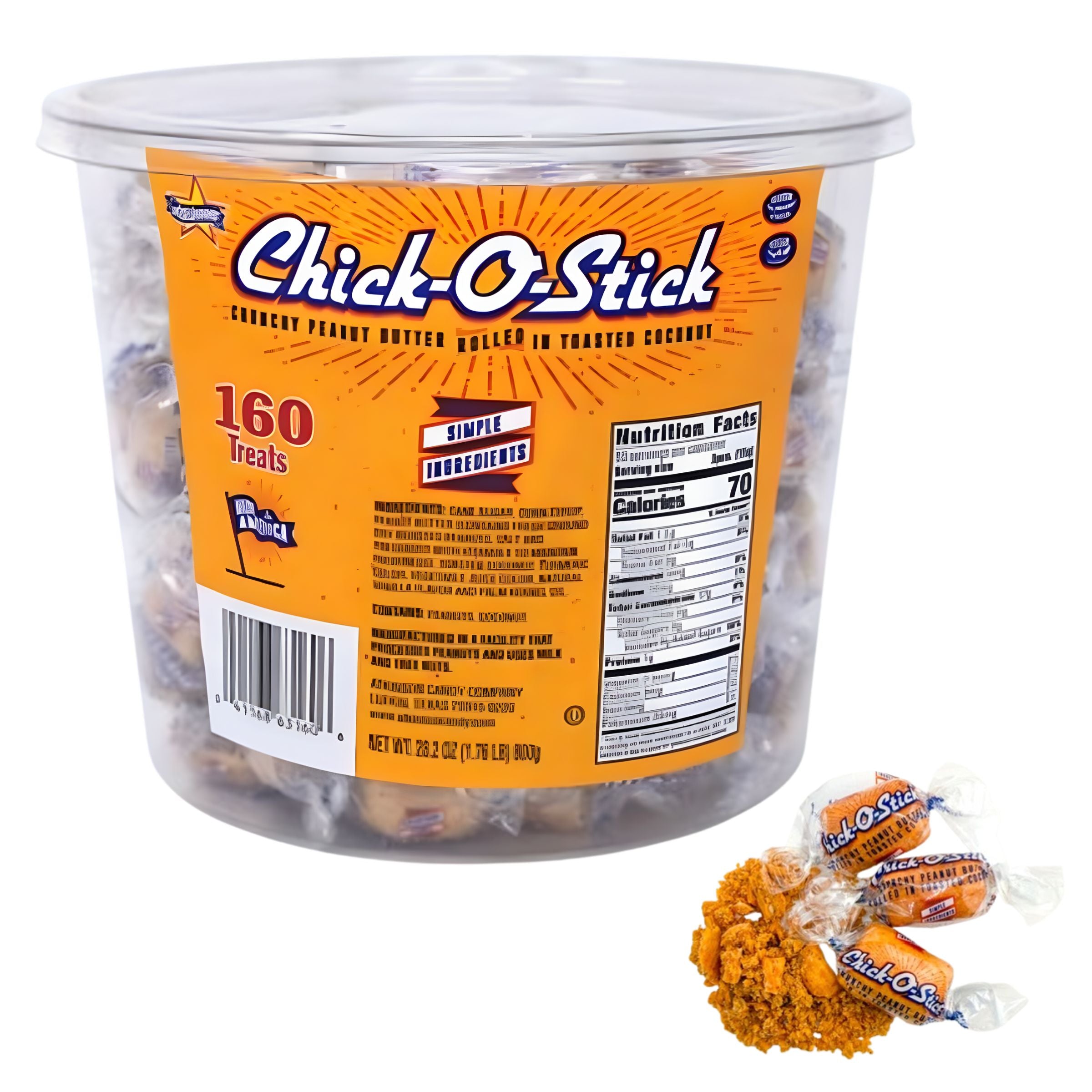 Chick-O-Stick® Nuggets - Tub (160 pieces) – Atkinson Candy Co.