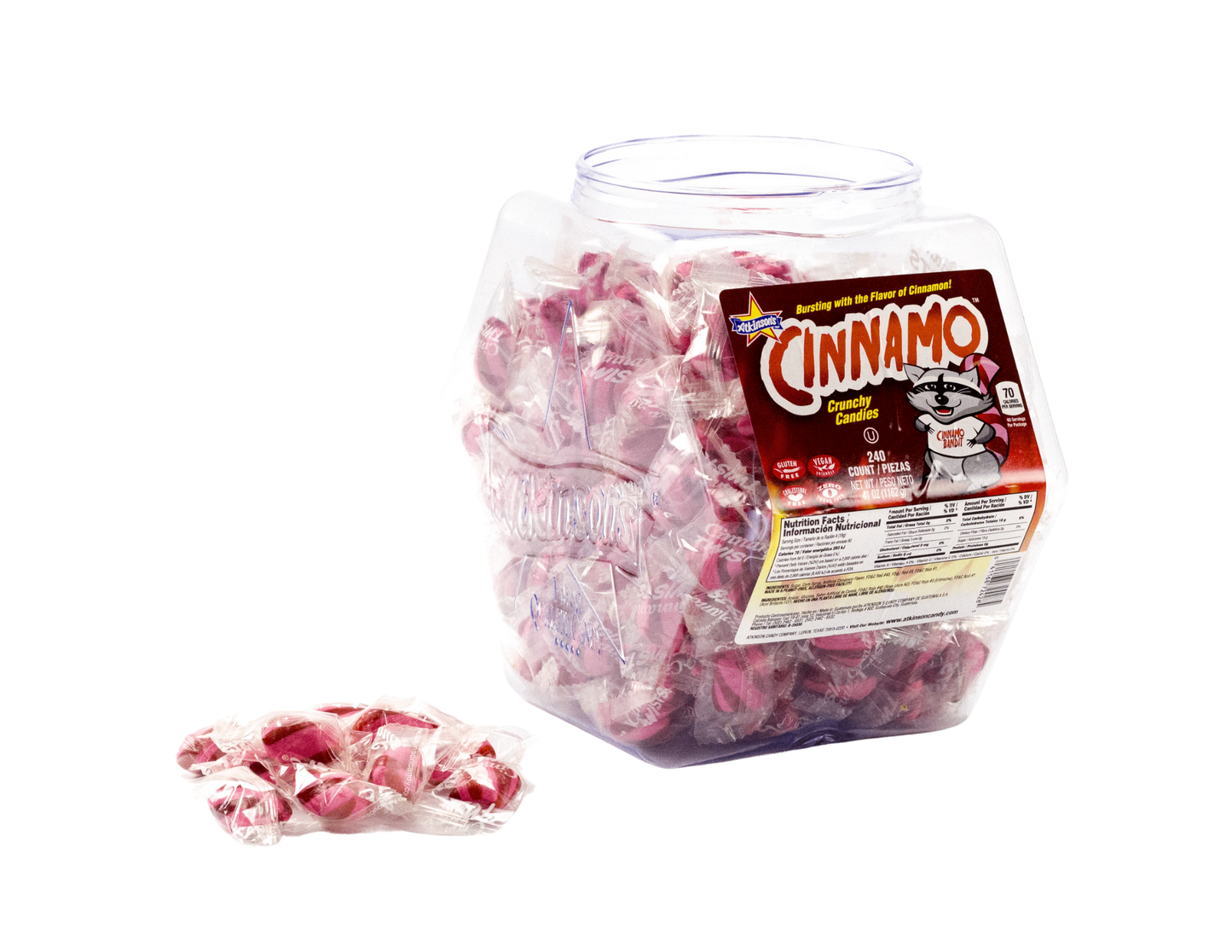 Cinnamo® Twists Bite Size - Jar (240 pieces)