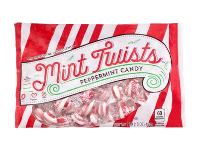 Red & White Natural Mint Twists® - Laydown Bag