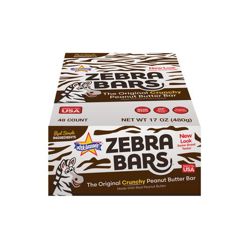 Zebra Bars™ Fun Size (48 count box) – Atkinson Candy Co.