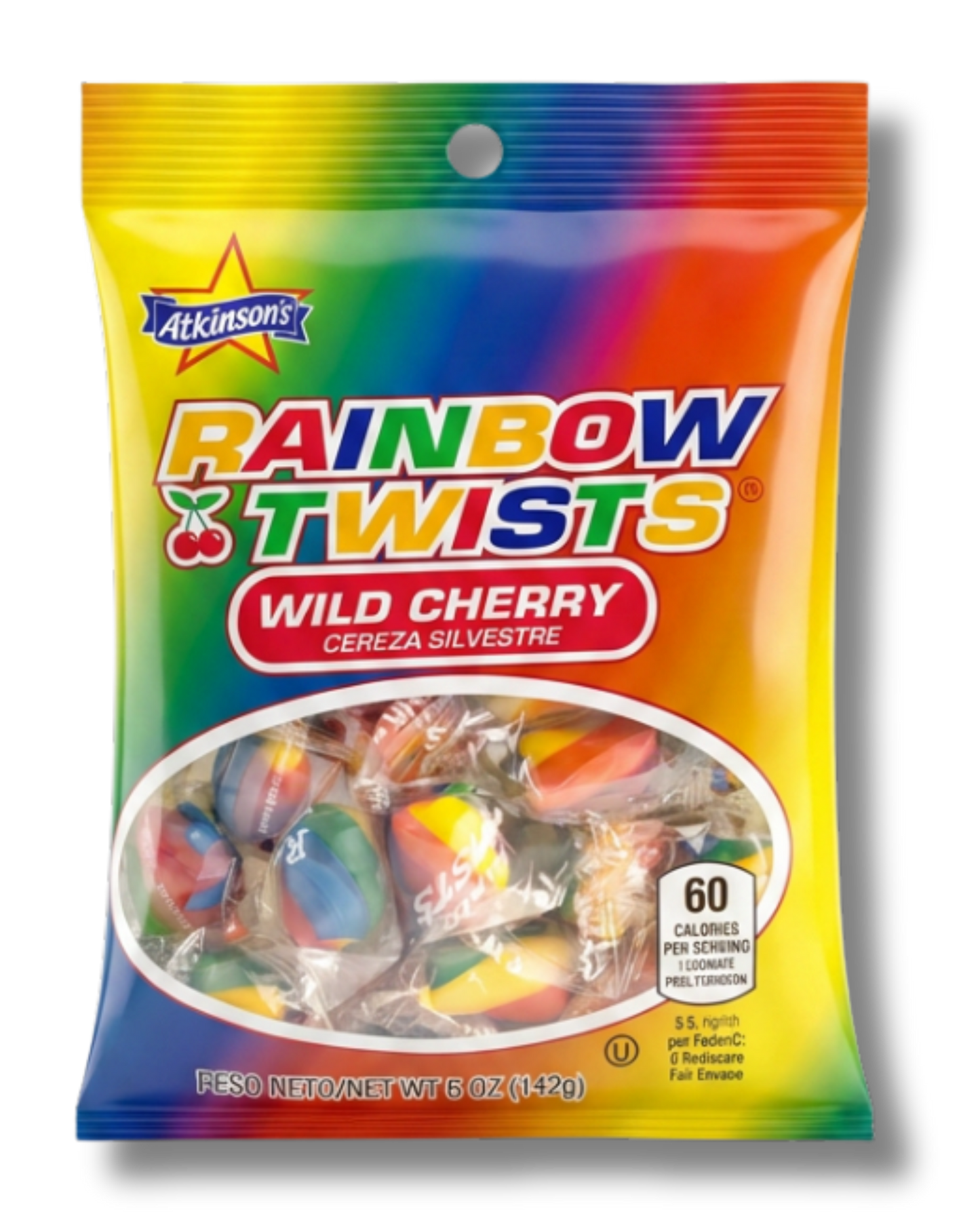 Rainbow Twists - 5 oz Peg Bag