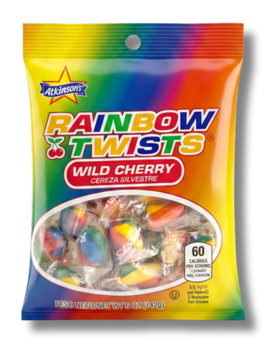 Rainbow Twists - 5 oz Peg Bag