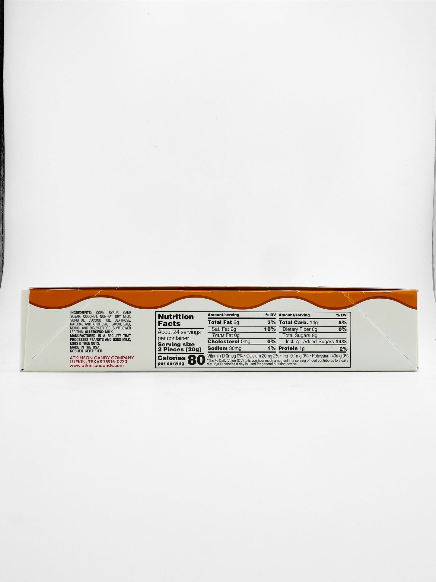 Long Boys® Coconut Fun Size Caramels (48 count box)