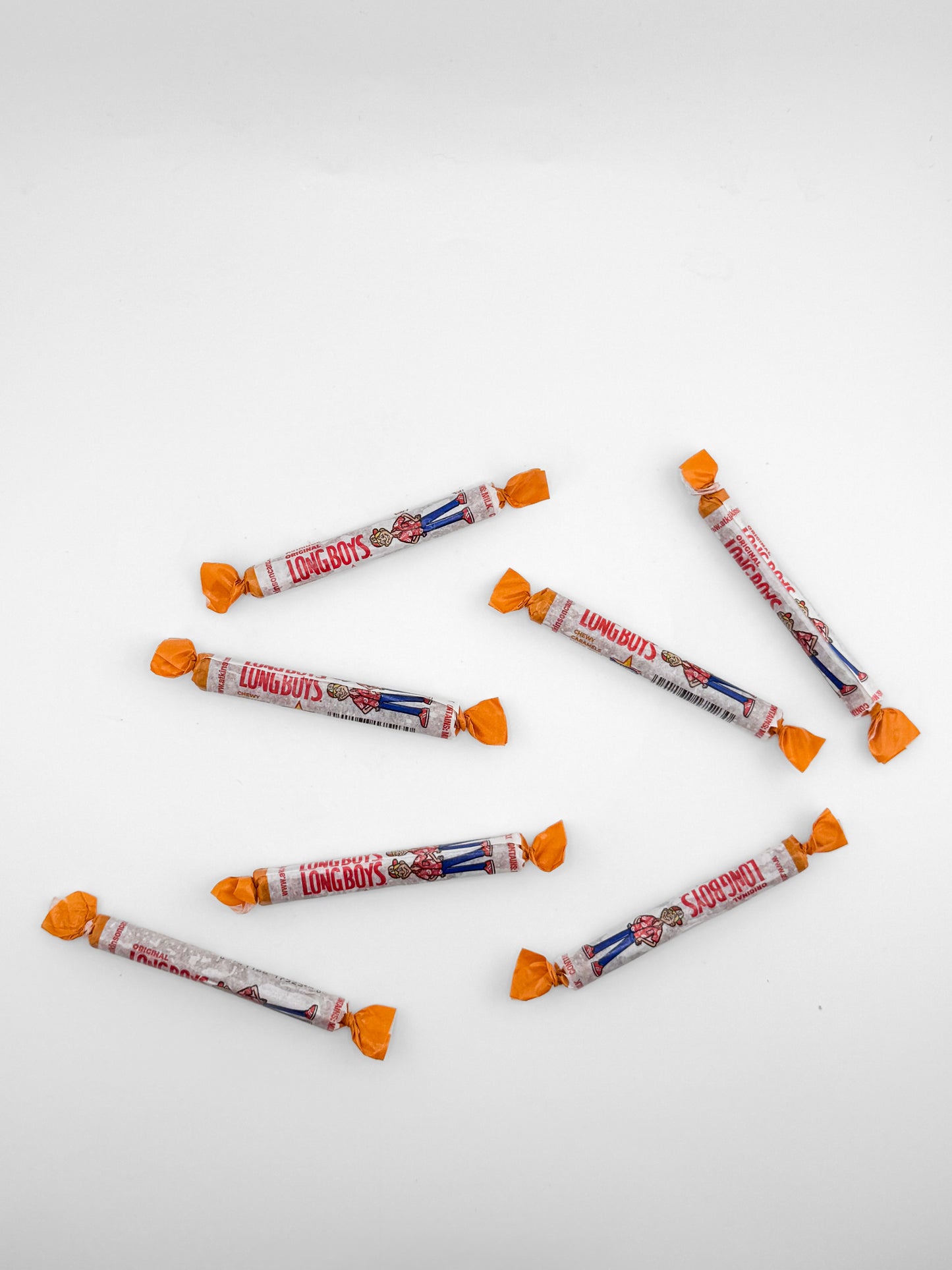 Long Boys® Coconut Fun Size Caramels (48 count box)