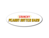 Crunchy Peanut Butter Bars Vinyl Sticker