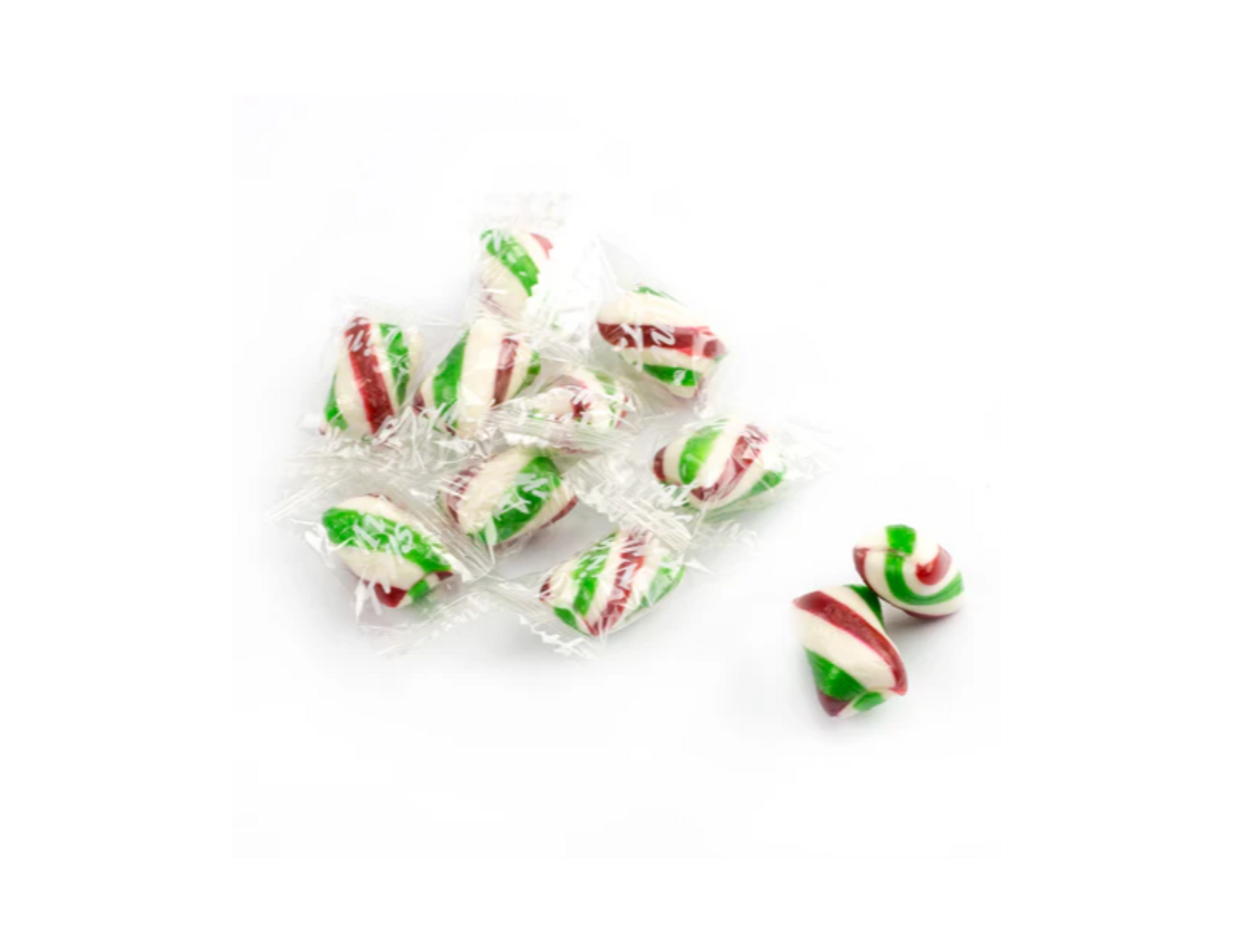Red & Green Mint Twists® - Bulk (25 lb Case) – Atkinson Candy Co.