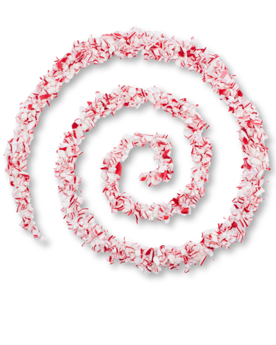 Crushed Red and White Natural Mint Twists® - Bulk (15 lb Case)