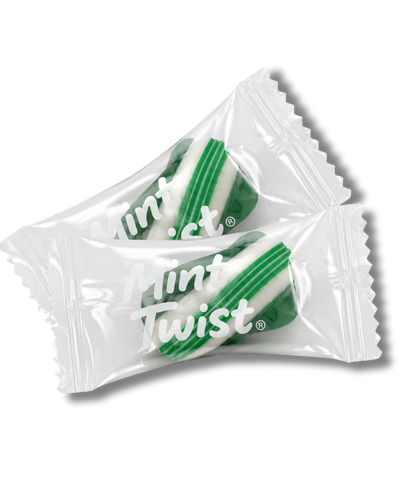 Wintergreen Mint Twists® - Bulk (25 lb Case)