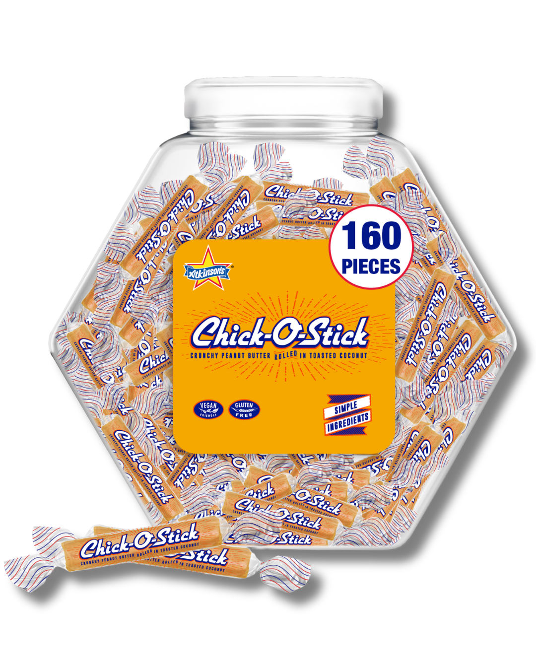 Chick-O-Stick® Fun Size - Jar (160 pieces)