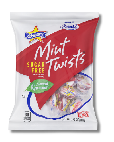 Sugar Free Mint Twists® - 3.75 oz Peg Bag