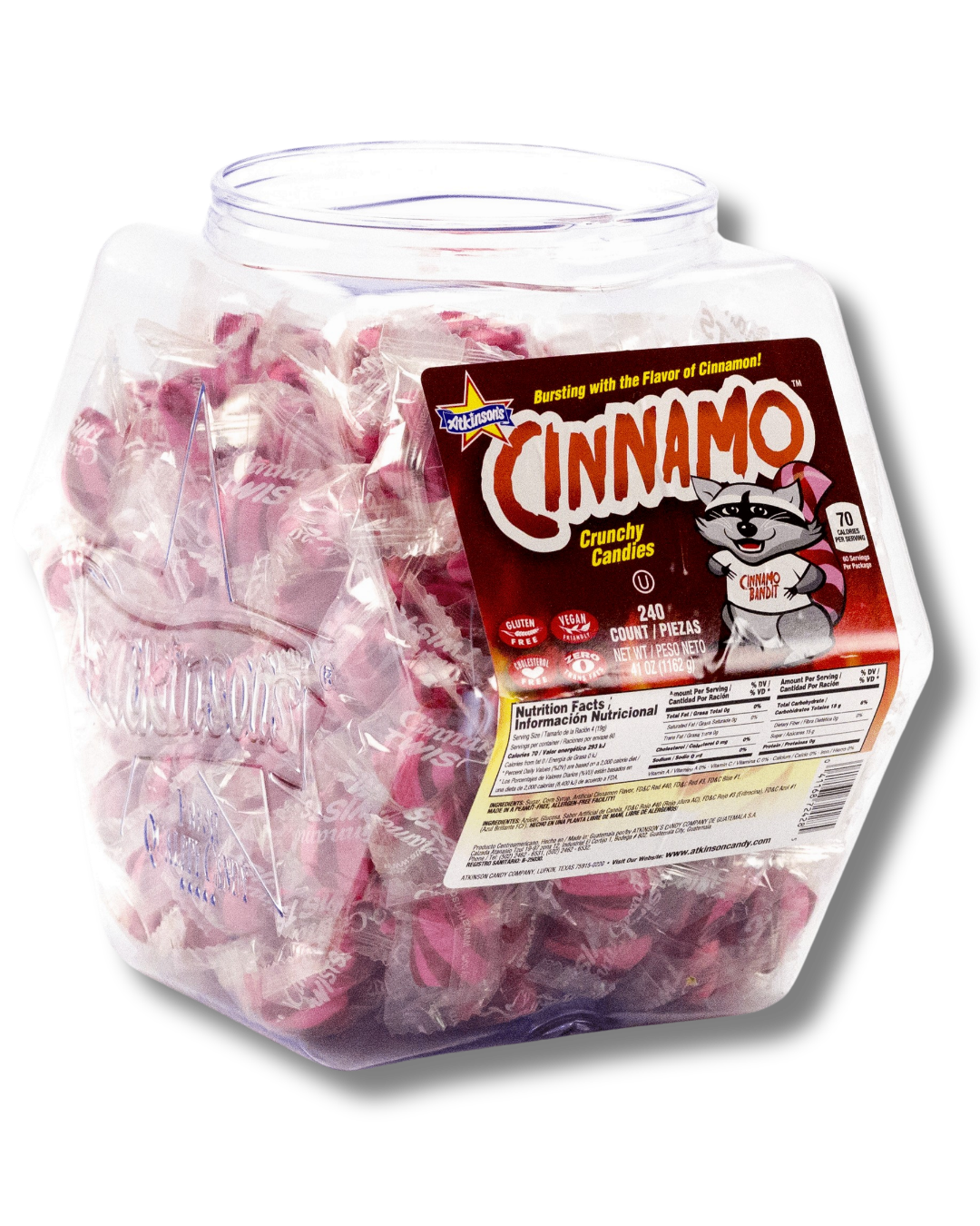 Cinnamo® Twists Bite Size - Jar (240 pieces)