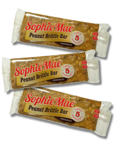 Sophie Mae® Peanut Brittle 2.25 oz Single Bar
