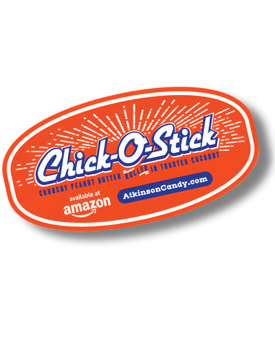 Orange Chick-O-Stick Sticker
