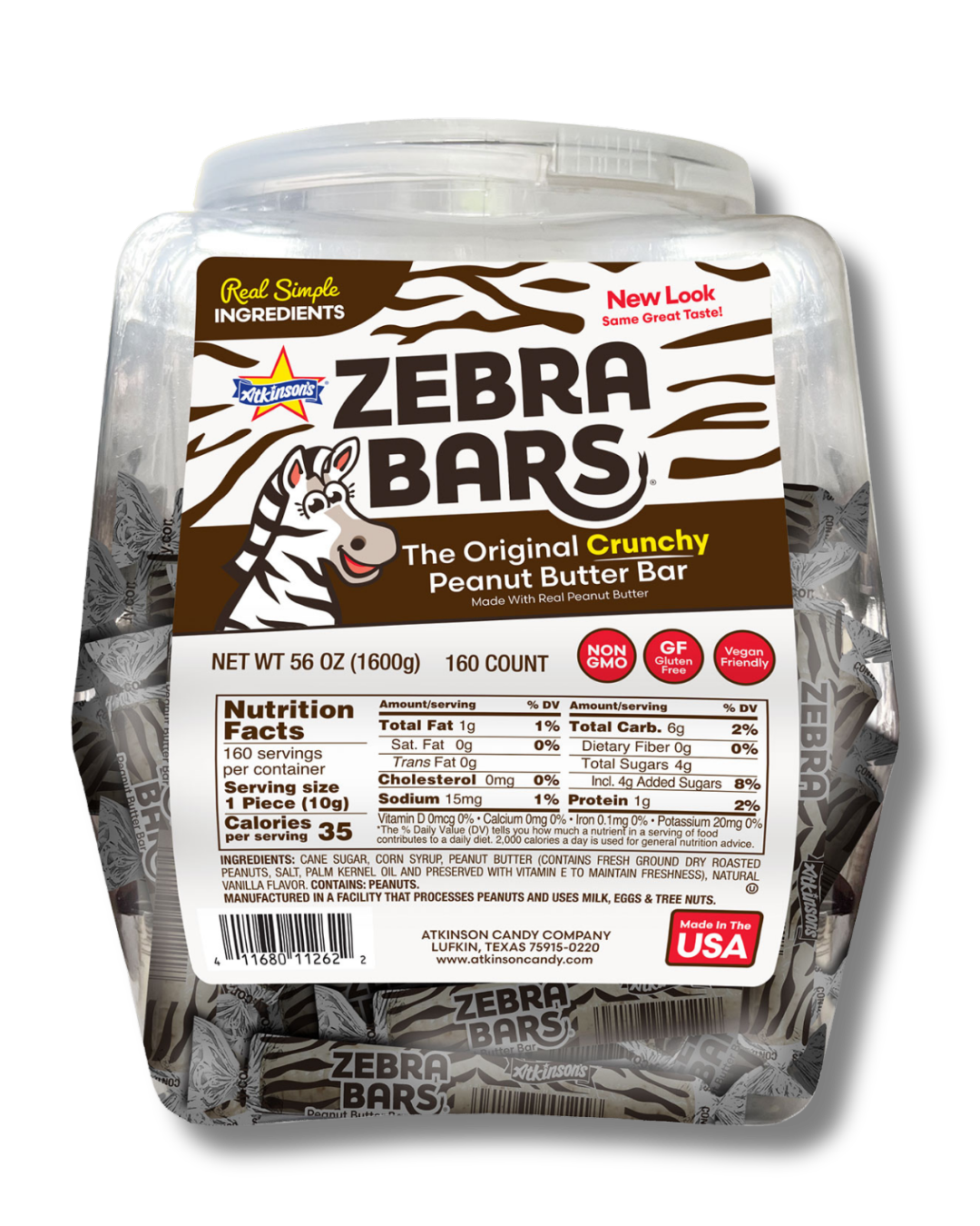 Zebra Bars™ Fun Size - Jar (160 count)
