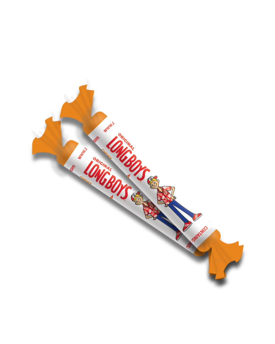 Long Boys® Coconut Fun Size Caramels - Bulk (15 lb Case)