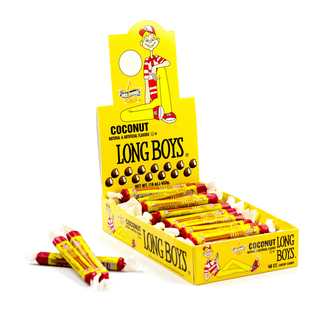 Long Boys® Coconut Fun Size Caramels (48 count box) – Atkinson