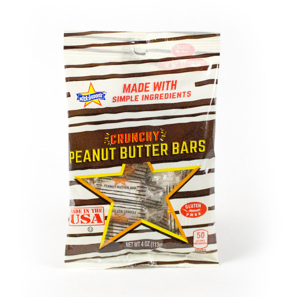 Peanut Butter Bar™ Bite Size - 4 oz Peg Bag – Atkinson Candy Co.