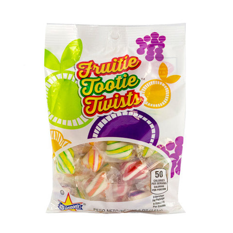 Fruitie Tootie Twists - 5 oz Peg Bag