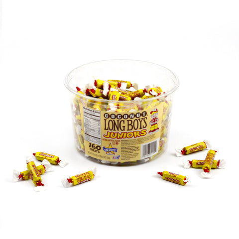 Long Boys® Jrs. Coconut Caramels - Tub (160 pieces)