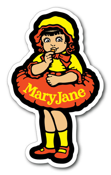 Mary Jane Cut-out Vinyl Sticker