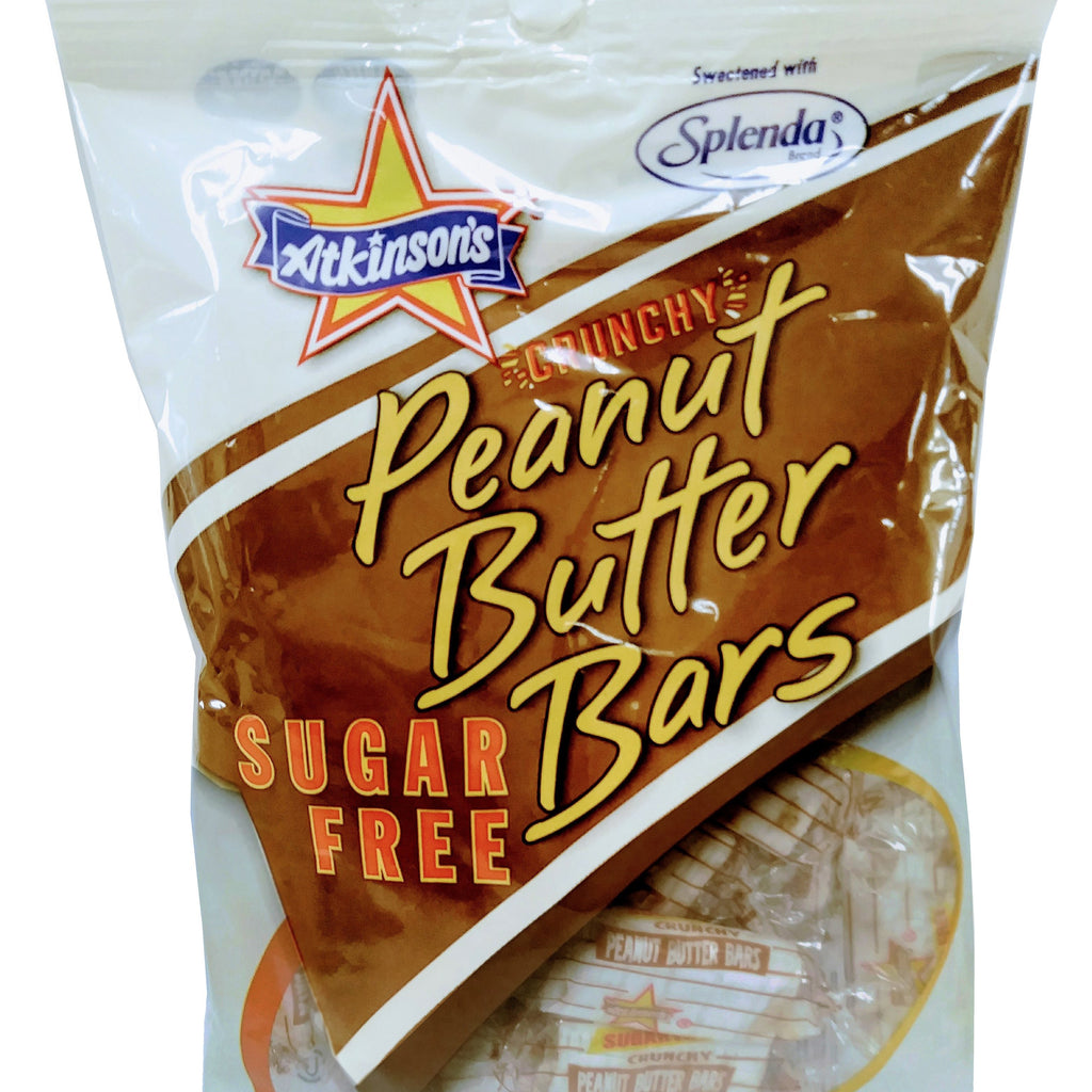 Sugar Free Peanut Butter Bars™ - 3.75 oz Peg Bag – Atkinson Candy Co.